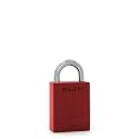 PACLOCK's 90A-PRO Padlock, 1/4" Diameter Hard. Steel Shackle, 3/4" Tall, High Performance 7-Pin Cylinder w/ 1 Key, Keyed Alike, Red