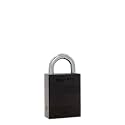 PACLOCK's 90A-PRO Padlock, 1/4" Diameter Hard. Steel Shackle, 3/4" Tall, High Performance 7-Pin Cylinder w/ 1 Key, Keyed Alike, Black