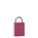 PACLOCK's 90A-PRO Padlock, 1/4" Diameter Hard. Steel Shackle, 3/4" Tall, High Performance 7-Pin Cylinder w/ 1 Key, Keyed Alike, Pink