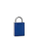 PACLOCK's 90A-PRO Padlock, 1/4" Diameter Hard. Steel Shackle, 3/4" Tall, High Performance 7-Pin Cylinder w/ 1 Key, Keyed Alike, Blue