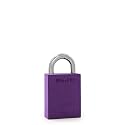 PACLOCK's 90A-PRO Padlock, 1/4" Diameter Hard. Steel Shackle, 3/4" Tall, High Performance 7-Pin Cylinder w/ 1 Key, Keyed Alike, Purple