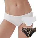 Pact Women's Organic Cotton Soft Hipster Panties, No Show Design Cheeky Bikini Underwear, 2 Pack