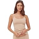 Pact Womens Cotton Camisole Tank Top with Built-in Shelf Bra