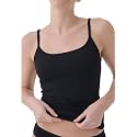Pact Womens Cotton Camisole Tank Top with Built-in Shelf Bra