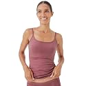 Pact Womens Cotton Camisole Tank Top with Built-in Shelf Bra