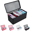 Pad and Tampon Organizer for Bathroom,Black