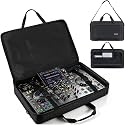 Padded DJ Controller Case Fits for XDJ-RX RX2 RX3 prime 4 MCX8000 Numark NVII Mixtrack Pro 3 NV Platinum, 31.5 X 19.5 X 4.7 Inch