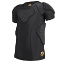 Padded Shirt Youth Boys Padded Compression Sports Protective T-Shirt Kids Rib Chest Guard for Football Baseball Basketball