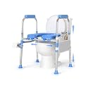 Padded Toilet Seat Riser for Seniors FSA/HSA Eligible, 450 LBS Heavy Duty