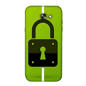 padlock icon in flat style hard printed designer case for samsung galaxy a7 2017 a720f a720fds back cover mrr1485