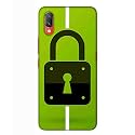 Padlock Icon in Flat Style Hard Printed Designer Case for Vivo NEX S Back Cover MRR1485