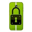 Padlock Icon in Flat Style Hard Printed Designer Case for Samsung Galaxy A7 (2017), A720F, A720F/DS Back Cover MRR1485