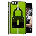 Padlock Icon in Flat Style Hard Printed Designer Case for Honor 7X, BND-L22, BND-L24 Mate SE, BND-AL10 Back Cover MRR1485
