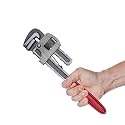 Padmakshi Heavy-Duty Pipe Wrench Set of 2 | 14-Inch & 12-Inch Adjustable Pipe Wrenches | Durable, High-Performance Plumbing Tools for Home, Industrial, and Professional Use