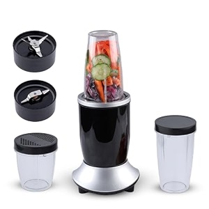 padmashree nutri-mix juicer  blender  chopper  22000 rpm 450 w mixer-grinder  stainless steel blades  3 unbreakable jars with 2 detachable blades  1 year warranty  3 lids black