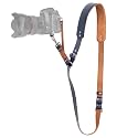 Padwa Lifestyle Blue Single Camera Harness Strap for One Camera - Professional Single Full Grain Leather Camera Harness,Quick Release Gear DSLR Camera Straps for Photographers