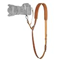 Padwa Lifestyle Tan Single Camera Harness Strap for One Camera - Professional Single Full Grain Leather Camera Harness,Quick Release Gear DSLR Camera Straps for Photographers