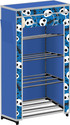 PAffy 4 Tier Foldable Shoe Rack – Space Saver, Universal for Entry, Bedroom & Balcony Metal Collapsible Shoe Stand