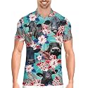 PAGYMO Golf Shirts for Men Crazy Hawaiian