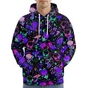 PAGYMO Graphic Hoodies for Men Funny Novelty Pullover Hooded Sweatshirt