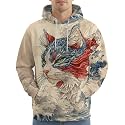 PAGYMO Graphic Hoodies for Men Funny Novelty Pullover Hooded Sweatshirt