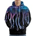 PAGYMO Graphic Hoodies for Men Funny Novelty Pullover Hooded Sweatshirt