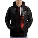 PAGYMO Graphic Hoodies for Men Funny Novelty Pullover Hooded Sweatshirt