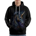 PAGYMO Graphic Hoodies for Men Funny Novelty Pullover Hooded Sweatshirt