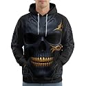 PAGYMO Graphic Hoodies for Men Funny Novelty Pullover Hooded Sweatshirt