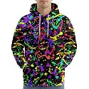 PAGYMO Graphic Hoodies for Men Funny Novelty Pullover Hooded Sweatshirt