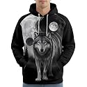 PAGYMO Graphic Hoodies for Men Funny Novelty Pullover Hooded Sweatshirt