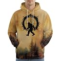 PAGYMO Graphic Hoodies for Men Funny Novelty Pullover Hooded Sweatshirt
