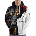 PAGYMO Graphic Hoodies for Men Funny Novelty Pullover Hooded Sweatshirt