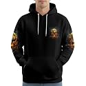 PAGYMO Graphic Hoodies for Men Funny Novelty Pullover Hooded Sweatshirt