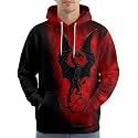 PAGYMO Graphic Hoodies for Men Funny Novelty Pullover Hooded Sweatshirt
