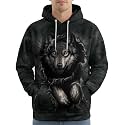 PAGYMO Graphic Hoodies for Men Funny Novelty Pullover Hooded Sweatshirt