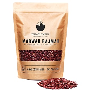pahadi amrut marwah rajmah 470gms  authentic organic red kidney beans  grown at 5480 ft  natural amp ecofriendly packaging  limited produce