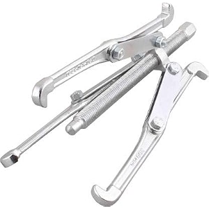 pahal 8 inch 3 leg bearing puller 200mm chrome plated heavy duty gear puller tool for removing bearings gears amp pulleys  durable steel construction  silver finish