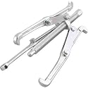 PAHAL 8 Inch 3 Leg Bearing Puller (200mm) Chrome Plated Heavy Duty Gear Puller Tool for Removing Bearings, Gears & Pulleys | Durable Steel Construction | Silver Finish