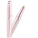 Painless Portable Eyebrow; Face; Lips; Nose Hair Removal Painless Electric Trimmer with Light for Women (White)