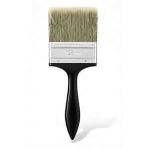 paint brush super sturdy bristles 125mm width for wall oil canvas enamel and water-based painting with ergonomic handle random colors 5 inch