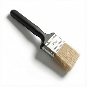 paint brush super sturdy bristles 75mm width for wall oil canvas enamel and water-based painting with ergonomic handle random colors 3 inch