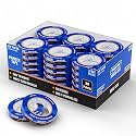 Painters Tape 1 inch Wide, 36 Roll Painting Tape, Blue Masking Tape for Painting Walls, DIY, Surface-Safe $ Residue-Free, Edge Paint, 0.94 Inch X 60 Yards X 36 Rolls, Bulk