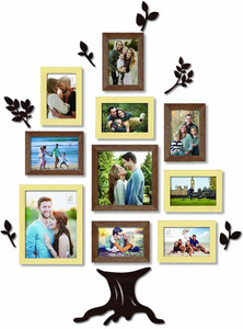 painting mantra wood wall photo frame