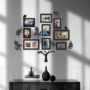 painting mantra wood wall photo frame
