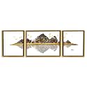 PAINTINGMANTRA Set of 3 Nature Theme Canvas