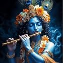 PaintWaint Krishna &amp; Radha Paint by Number Kit for Adults &amp; Kids | 35 x 40 cm DIY Painting Set with Numbered Canvas, Colors Palette &amp; Brushes | Easy for Beginners 16 Colors (Canvas Board, PW8)