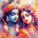 PaintWaint Krishna &amp; Radha Paint by Number Kit for Adults &amp; Kids | 35 x 40 cm DIY Painting Set with Numbered Canvas, Colors Palette &amp; Brushes | Easy for Beginners 16 Colors (MDF Frame, PW3)