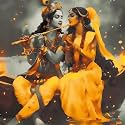 PaintWaint Krishna &amp; Radha Paint by Number Kit for Adults &amp; Kids | 35 x 40 cm DIY Painting Set with Numbered Canvas, Colors Palette &amp; Brushes | Easy for Beginners 16 Colors (Canvas Board, PW16)