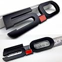 Pair Set 5.0 Emblem Door 3D Fender Side Badge Right Left Decals Stickers Replacement for 2015-2022 Latest Mustang GT 150 (Black Red)
